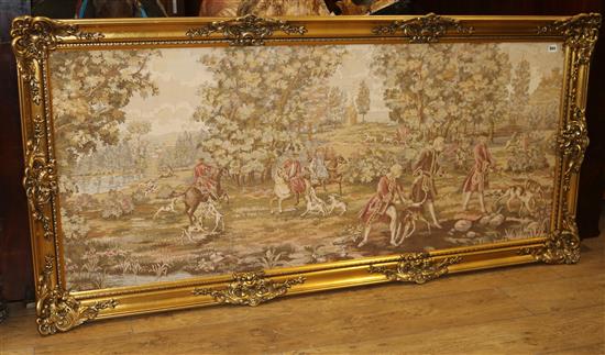 A large framed machine tapestry Length176cm